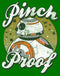 Men's Star Wars The Last Jedi BB-8 St. Patrick's Day Pinch Proof T-Shirt