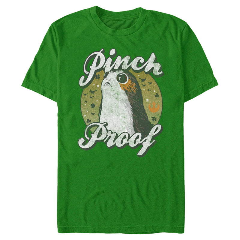 Men's Star Wars The Last Jedi Porg St. Patrick's Day Pinch Proof T-Shirt