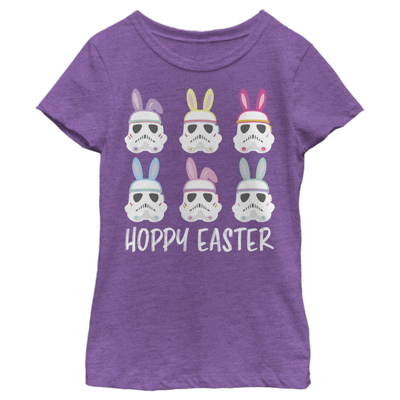 Girl's Star Wars Easter Stormtroopers With Ears Line Up Poster T-Shirt
