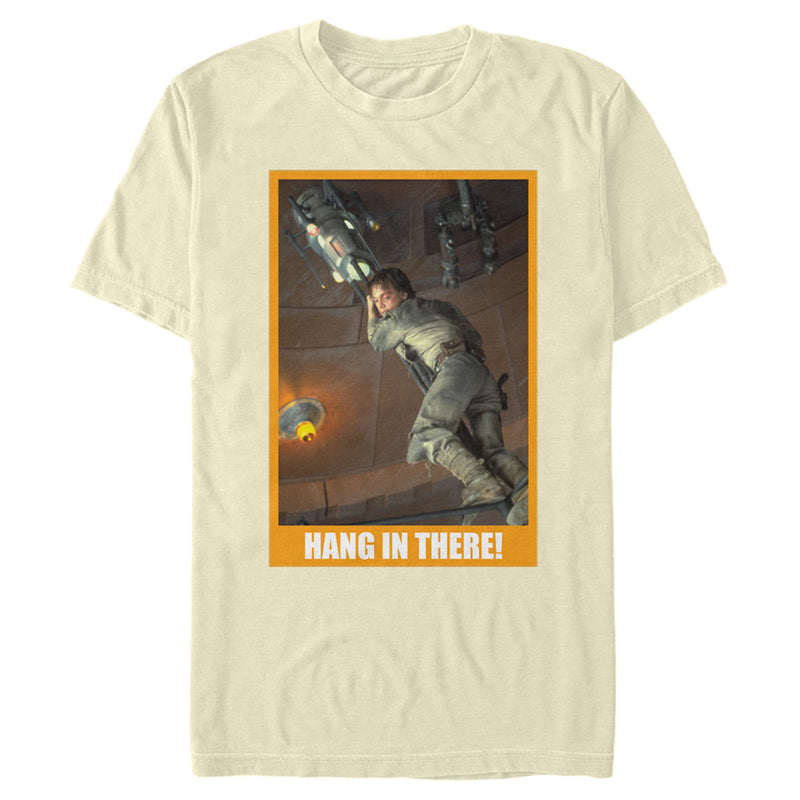 Men's Star Wars Luke Skywalker Hang In There Poster T-Shirt