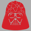 Boy's Star Wars Valentine's Day Darth Vader Heart Helmet T-Shirt