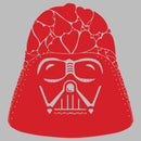 Girl's Star Wars Valentine's Day Darth Vader Heart Helmet T-Shirt