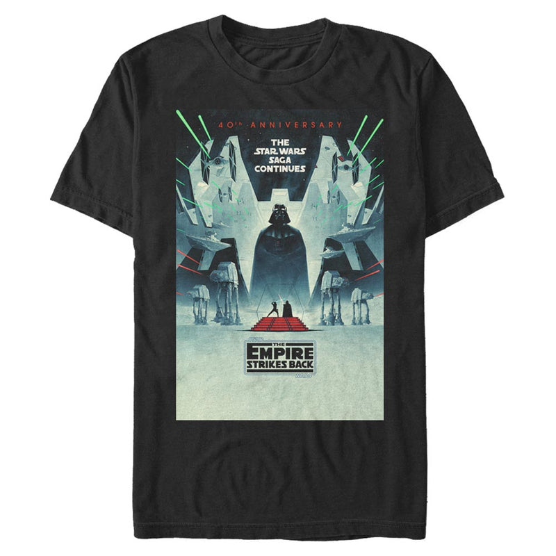 Men's Star Wars 40th Anniversary Saga Poster T-Shirt