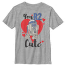 Boy's Star Wars Valentine's Day You R2 Cute T-Shirt