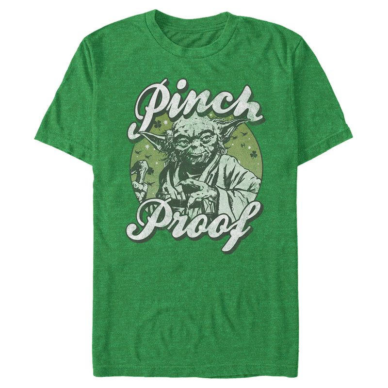 Men's Star Wars Yoda St. Patrick's Day Pinch Proof T-Shirt