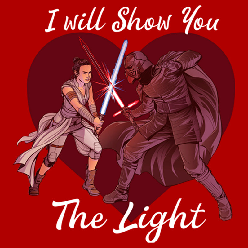 Men's Star Wars Kylo Ren and Rey I Will Show You the Light T-Shirt