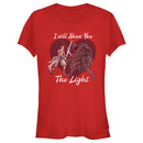 Junior's Star Wars Kylo Ren and Rey I Will Show You the Light T-Shirt