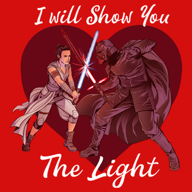 Girl's Star Wars Kylo Ren and Rey I Will Show You the Light T-Shirt