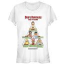 Junior's Bob's Burgers Belcher Family Food Pyramid T-Shirt