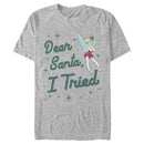 Men's Peter Pan Peter Pan Tinker Bell Dear Santa, I Tried T-Shirt