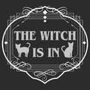 Women's Lost Gods Halloween The Witch Is In Cats T-Shirt