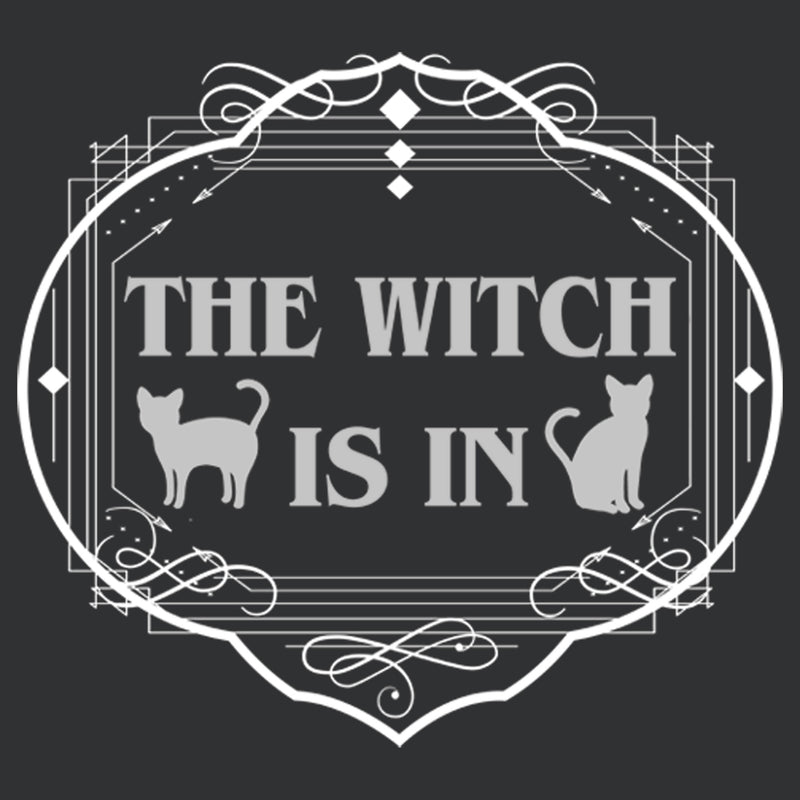 Women's Lost Gods Halloween The Witch Is In Cats Racerback Tank Top