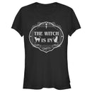 Junior's Lost Gods Halloween The Witch Is In Cats T-Shirt