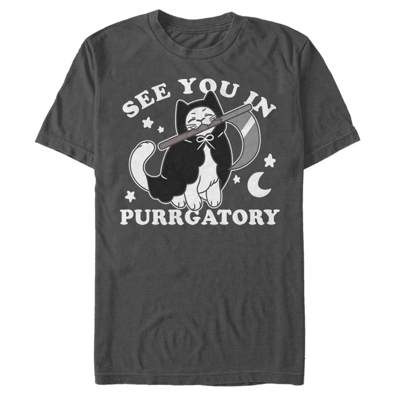 Men's Lost Gods Halloween See You In Purrgatory T-Shirt