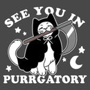 Men's Lost Gods Halloween See You In Purrgatory T-Shirt