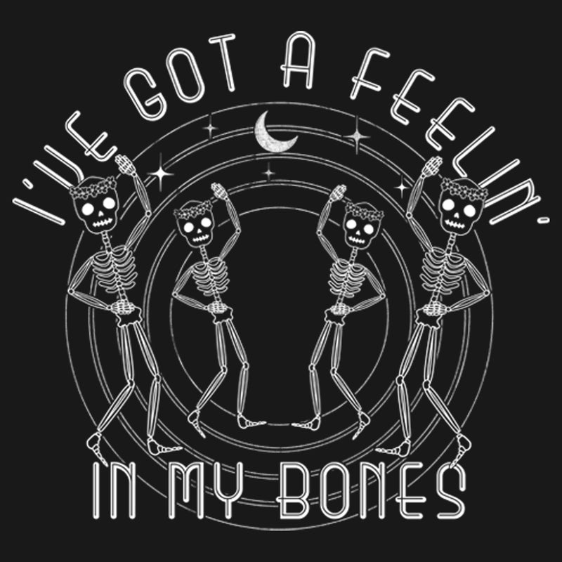 Girl's Lost Gods Halloween I've Got a Feelin' in my Bones T-Shirt