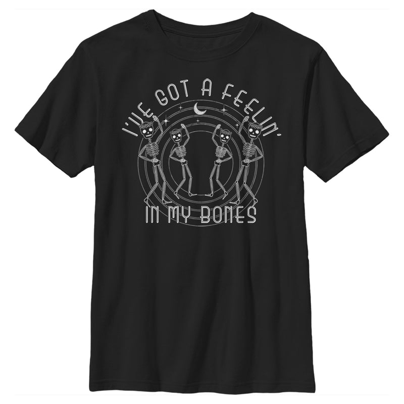 Boy's Lost Gods Halloween I've Got a Feelin' in my Bones T-Shirt