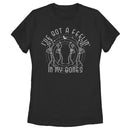 Women's Lost Gods Halloween I've Got a Feelin' in my Bones T-Shirt