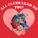 Men's Batman Valentine's Day All the Clues Lead to You T-Shirt