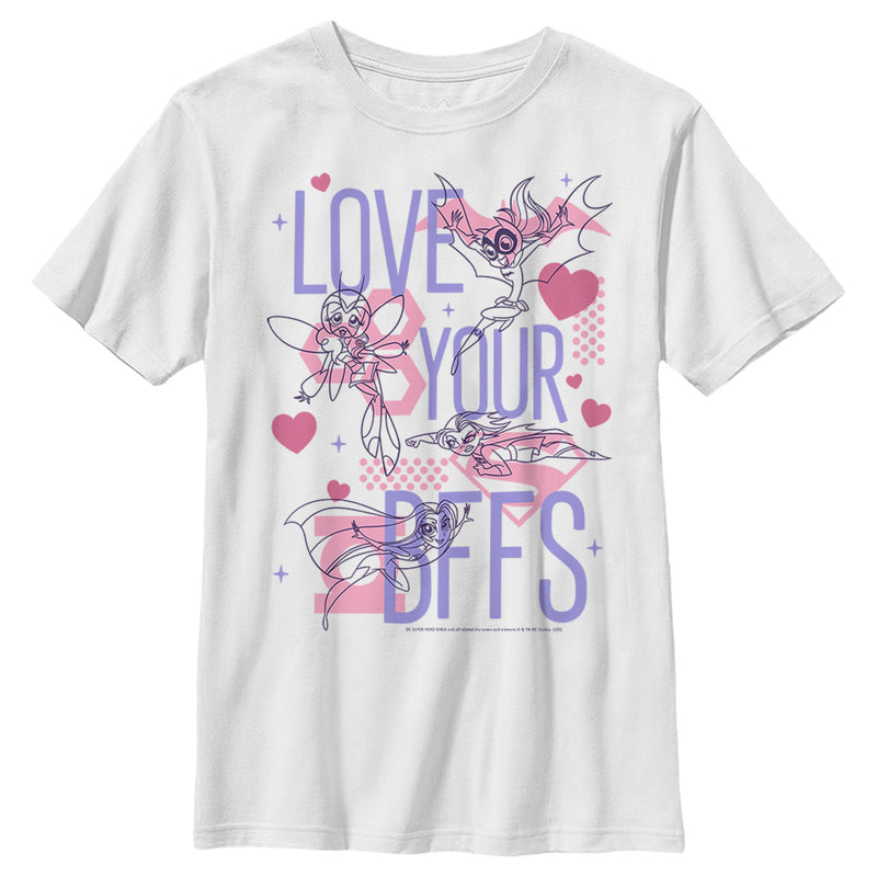 Boy's Batman Valentine's Day Love your BFFS T-Shirt