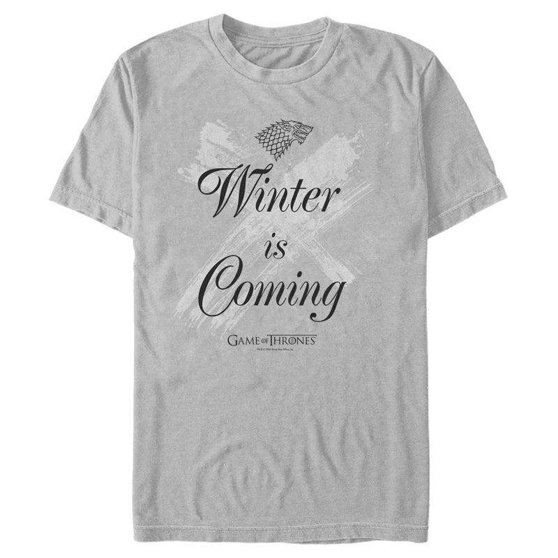 Men's Game of Thrones Winter is Coming Streak T-Shirt