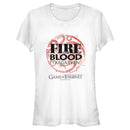 Junior's Game of Thrones Fire and Blood Dragon Symbol T-Shirt