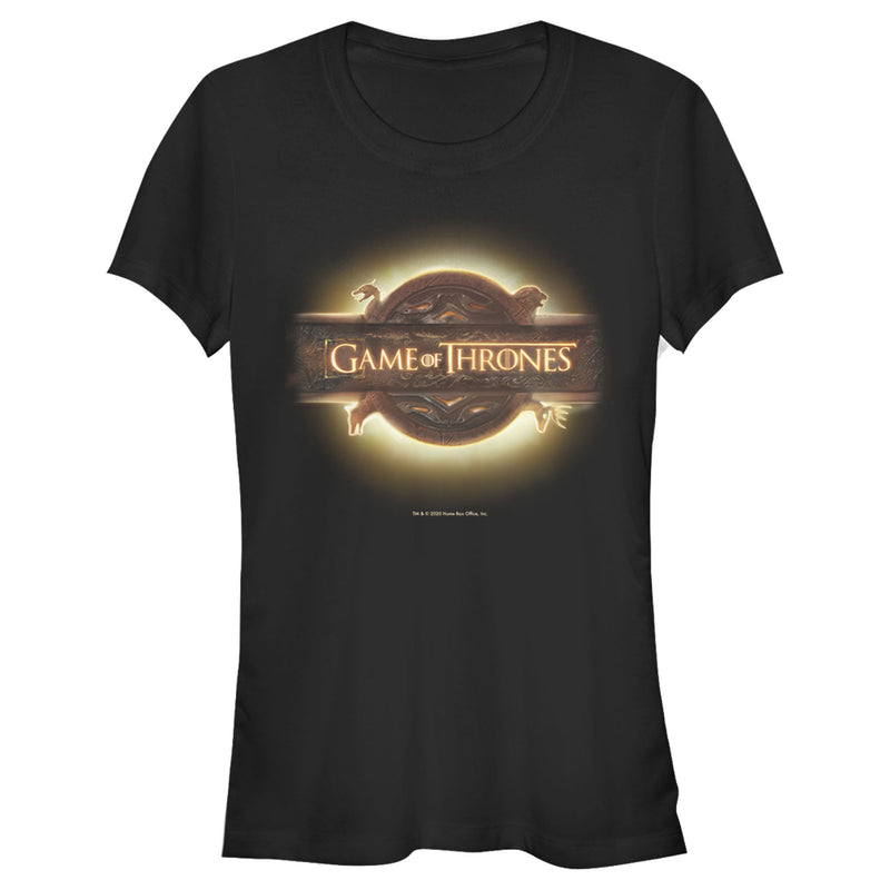 Junior's Game of Thrones Logo Glow T-Shirt