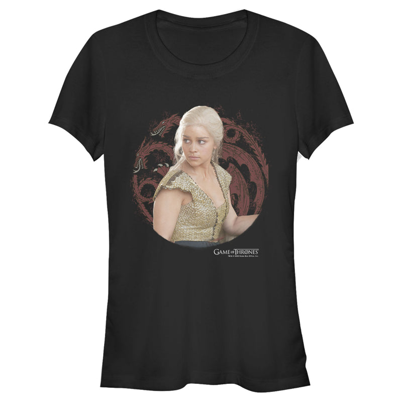 Junior's Game of Thrones Daenerys Dragon Frame T-Shirt