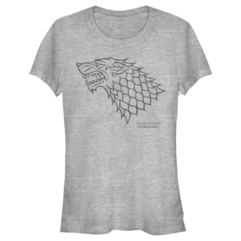 Junior's Game of Thrones House Stark Direwolf T-Shirt