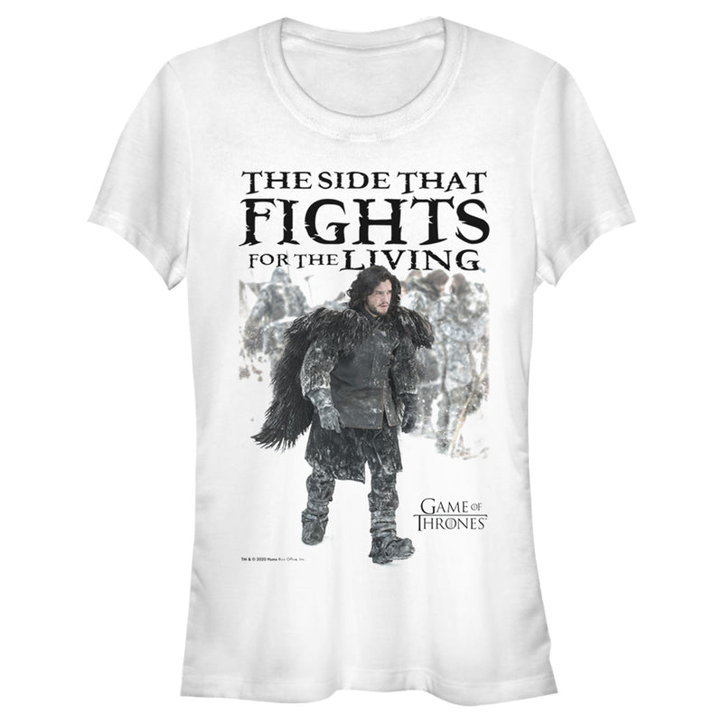 Junior's Game of Thrones Night's Watch Fight for Living T-Shirt