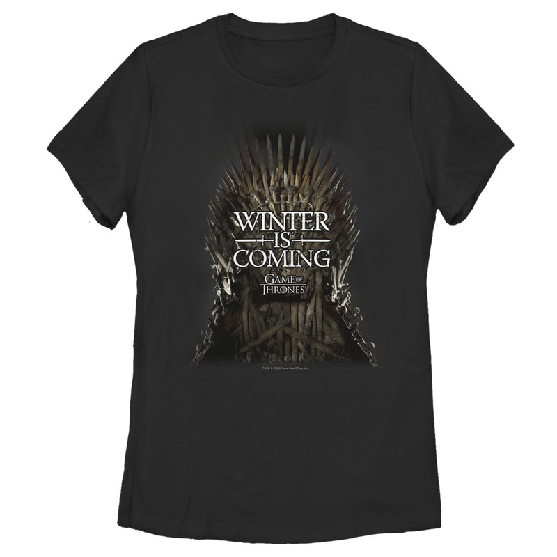 Women's Game of Thrones Iron Throne is Coming T-Shirt