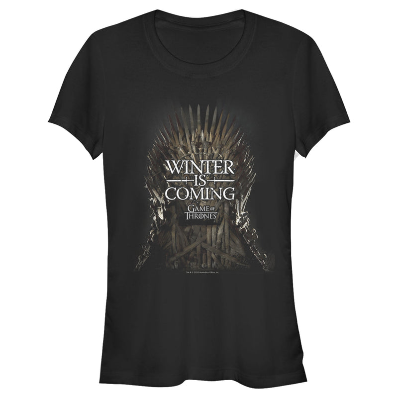 Junior's Game of Thrones Iron Throne is Coming T-Shirt