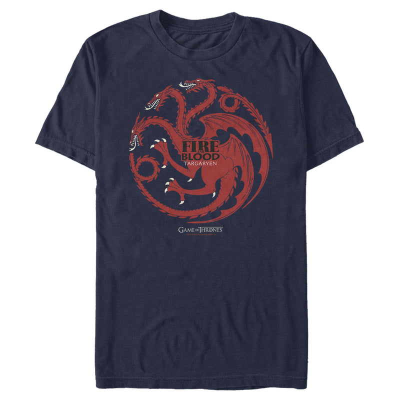 Men's Game of Thrones Targaryen Dragon Banner T-Shirt