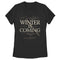 Women's Game of Thrones Winter is Coming Sword T-Shirt