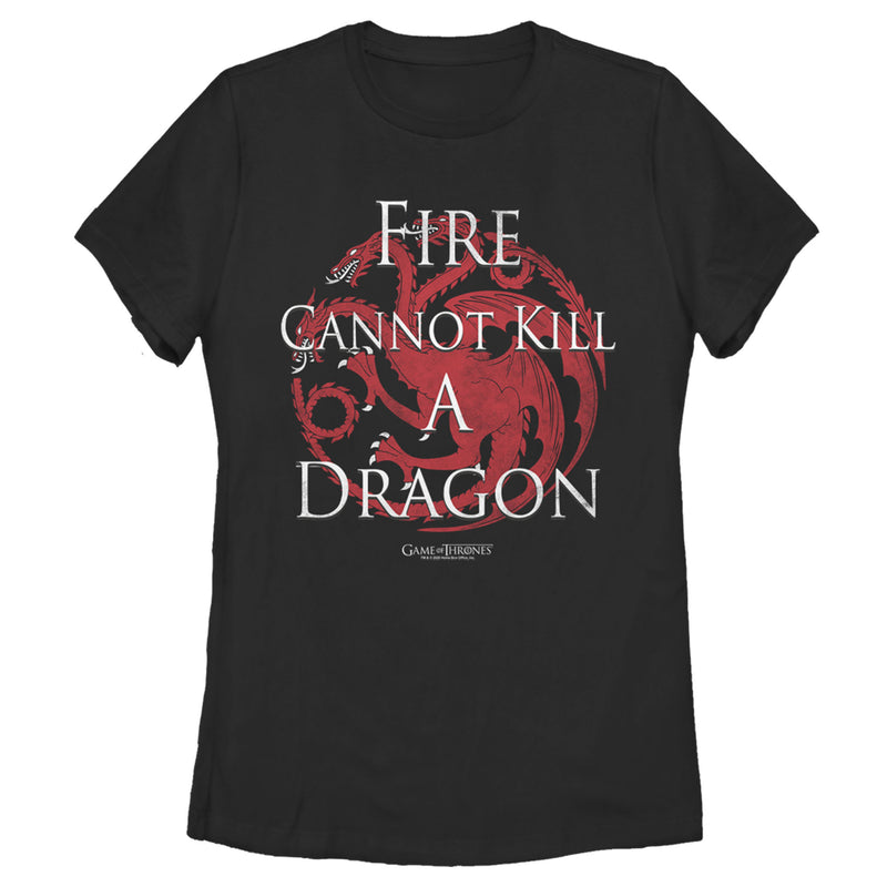 Women's Game of Thrones Cannot Kill A Dragon T-Shirt