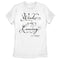 Women's Game of Thrones Winter is Coming Cursive T-Shirt