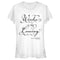 Junior's Game of Thrones Winter is Coming Cursive T-Shirt