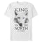 Men's Game of Thrones King in the North Direwolf T-Shirt