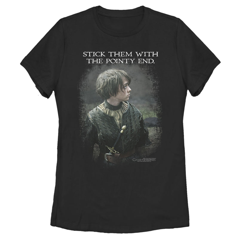 Women's Game of Thrones Arya Pointy End T-Shirt