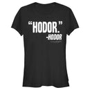 Junior's Game of Thrones Honor Quote T-Shirt