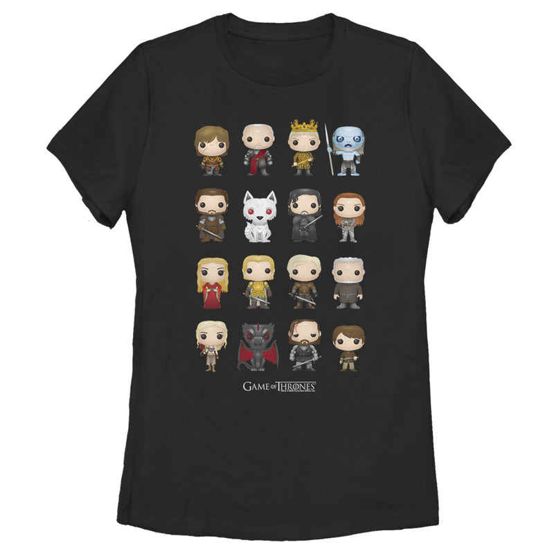 Women's Game of Thrones Funko Characters T-Shirt
