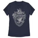 Women's Harry Potter Ravenclaw Line Art Crest T-Shirt