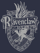 Women's Harry Potter Ravenclaw Line Art Crest T-Shirt