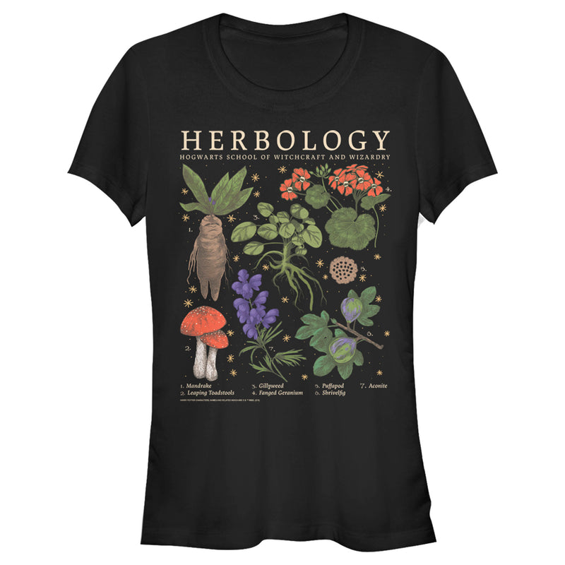 Junior's Harry Potter Hogwarts Herbology T-Shirt