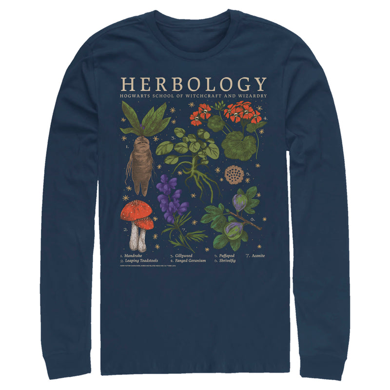 Men's Harry Potter Hogwarts Herbology Long Sleeve Shirt