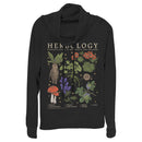 Junior's Harry Potter Hogwarts Herbology Cowl Neck Sweatshirt