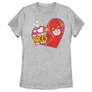 Women's The Flash Valentine's Day My Heart Races for You T-Shirt