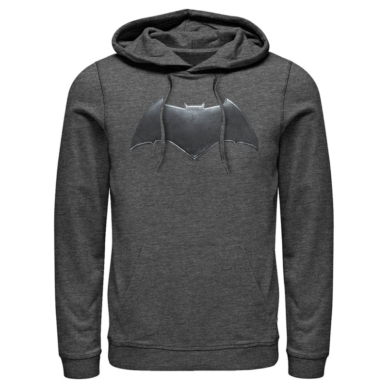 Men's Zack Snyder Justice League Batman Logo Pull Over Hoodie