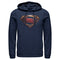 Men's Zack Snyder Justice League Superman Logo Pull Over Hoodie