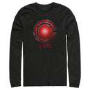 Men's Zack Snyder Justice League Cyborg Logo Long Sleeve Shirt